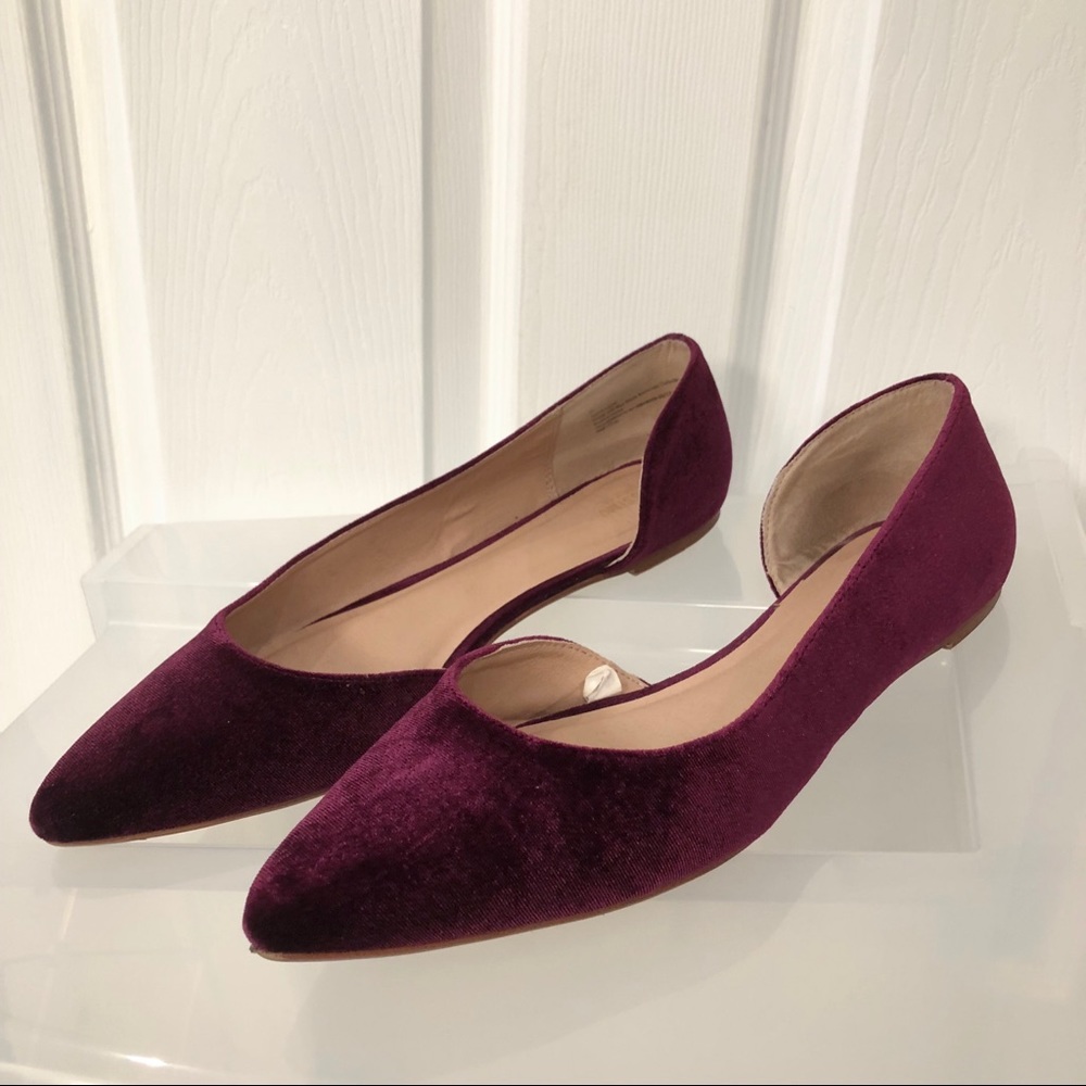 Medina Velvet D’Orsay Flats